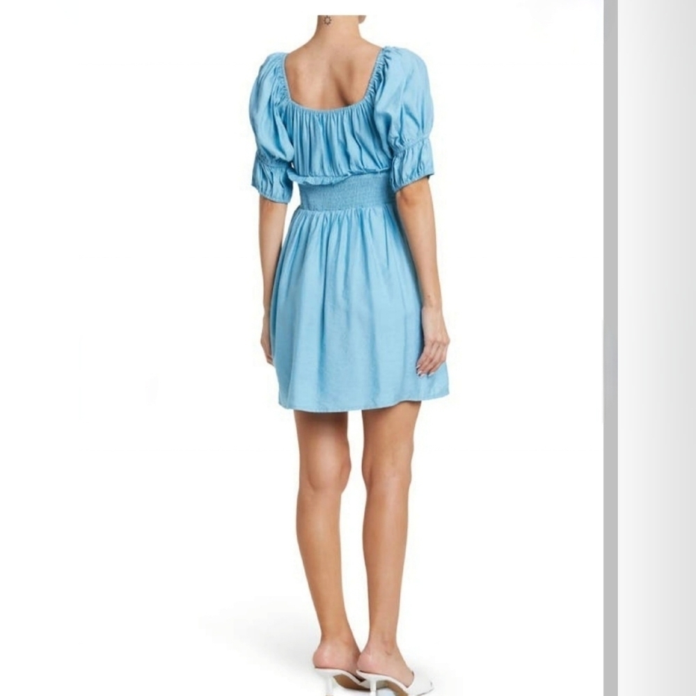 NSR, Sylvie Dress In Blue, Size Medium - Picture 10 of 10